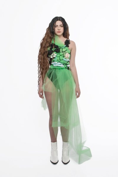 Modelo de Losange Concept para la colección Chimbala